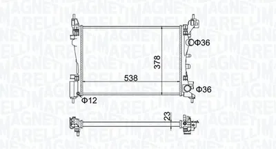 Zdjęcie produktu dla chłodnica OPEL CORSA D 1.0/1.2/1.4 06-14