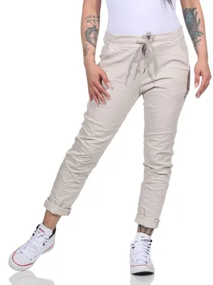 Produktbild von simaranda Damen Jogginghose im Vintage Look Sweatpants für Freizeit Sport und Fi