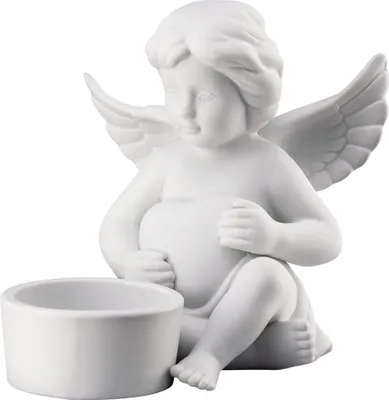 Image de Rosenthal Engel mit Herz Engel / Tischlicht Weiss matt 69193-000102-90097