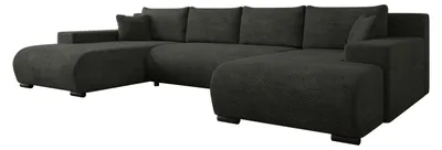 Produktbild von MIRJAN24 Ecksofa Nojan, Wohnzimmer Eckcouch mit Bettkasten und Schlaffunktion, U-Form (Farbe: Margo 227.09)