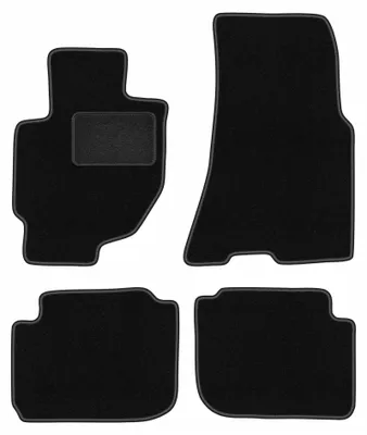 Produktbild von Velours-Fußmatten für Honda CR-V I 1995-2001 (SUV) – 4-tlg, Schwarz, passgenau – Wielganizator LUX