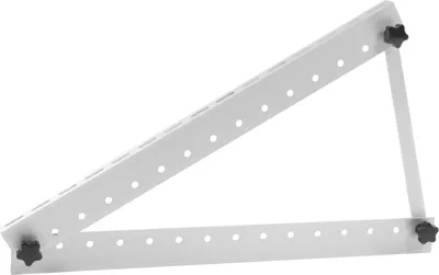 Image de Supports solaires pliables de 22 pouces, supports réglables en alliage d'aluminium pour modules photovoltaïques de moins de 100 W