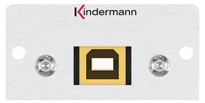 Produktbild von Kindermann Konnect 50 alu - USB Active Hub