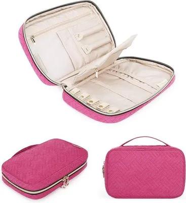 Productafbeelding van Famanu sieradenorganizer voor ringen, armbanden en kettingen - zwart
