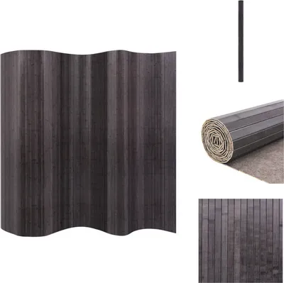 Produktbild von vidaXL Raumteiler Bambus Grau 250x165 cm -  Raumteiler