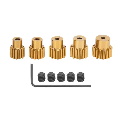 Obrázok produktu pre Sada reťazových kolies pre RC autá 32P - 5-dielna (12T, 13T, 14T, 15T, 16T) s 3,175 mm hriadeľom a kľúčom, ideálna pre RC vozidlá 1/10