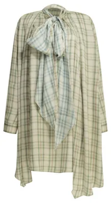 Imagen del producto de Bata verde de viscosa para mujer de Acne Studios - Talla 32