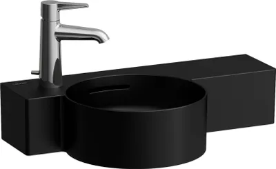 Immagine prodotto di LAUFEN VAL Lave-mains, 1 trou de robinetterie à gauche, avec trop-plein, 550x315mm, tablette à droite, H8152837161051, H8152837161051