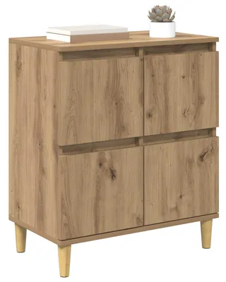 Zdjęcie produktu dla vidaXL Kredens dębowy Artisan 60 x 35 x 70 cm materiał drewnopochodny