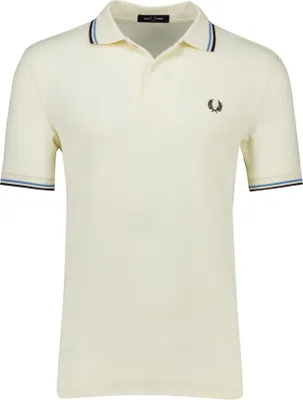 Produktbild von Fred Perry Poloshirt creme einfarbig Baumwolle