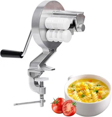 Produktbild von Pasta Maschine Aluminium Handbetrieb