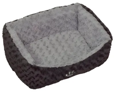 Image de Lit confort Nobby "SEOLI" L x l x H : 75 x 60 x 23 cm gris foncé / gris clair