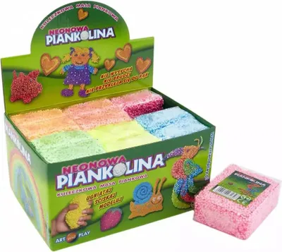 Produktbild von Foamkolin 6 Farben. Display (12) Neonfarbe 1331