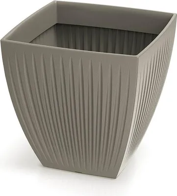 Image de Blumentopf LATIA SQUARE MIDL 40 cm - Couleur : mocca