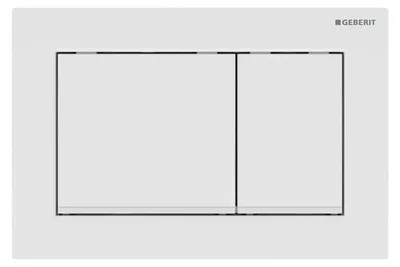 Produktbild von Geberit Omega 20 square Betätigungsplatte für 2-Mengen-Spülung