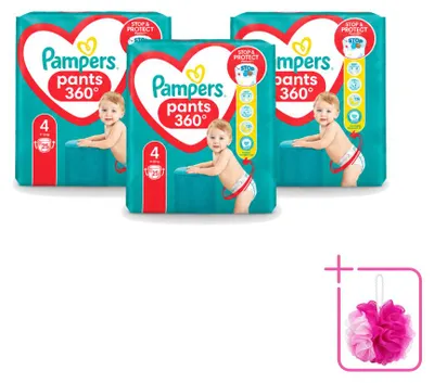 Productafbeelding van 3 x Pampers Baby-Dry Broekjes, maat 4, 9–14 kg - Voordeelpakket - 3 stuks