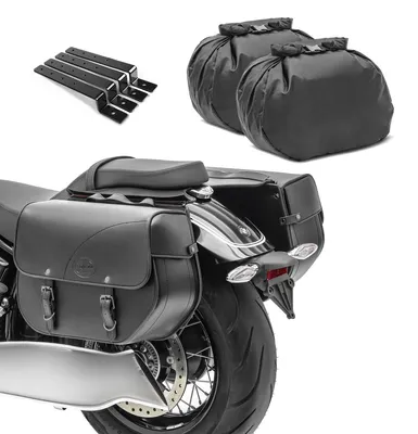 Immagine prodotto di Borse da sella KY + kit di montaggio per Kawasaki Vulcan S/ Café