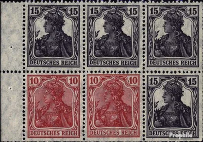 Produktbild von Briefmarken Deutsches Reich 1919 Mi Hbl21aa A postfrisch Germania
