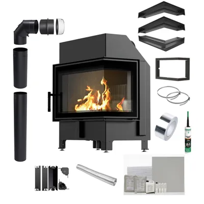 Produktbild von Kamin KRATKI ZIBI ECO 9,9 kW Ø 180 rechteckig