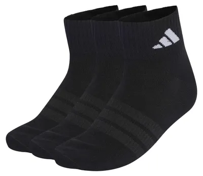 Produktbild von adidas Unisex Thin&Light Sportswear Ankle Socks 3 Pair Pack, black/black/white,