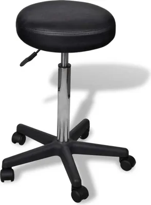 Immagine prodotto di 84959 Sgabello regolabile in altezza nero