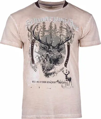 Produktbild von Trachtenshirt Schwarzwälder moonlight 3XL