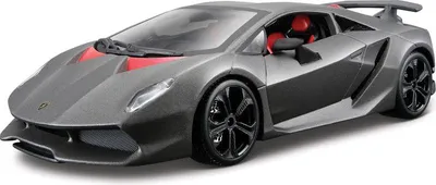 Produktbild von Bburago 18-21061 - Modellauto - Lamborghini Sesto Elemento (grau metallic, Maßstab 1:24)
