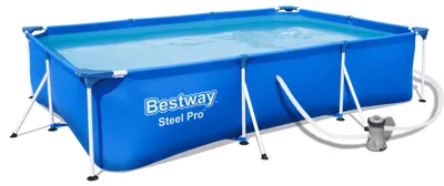 Zdjęcie produktu dla Bestway Steel Pro 56411, 3300 l, Basen ramowy, Niebieski, 20,7 kg