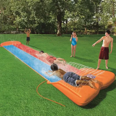 Produktbild von Bestway H2OGO Wasserrutsche Double Slide 52255