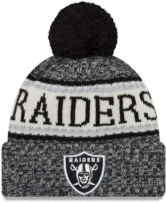 Zdjęcie produktu dla New Era NFL Sideline 2018 Bobble Mütze - Oakland Raiders