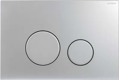 Produktbild von RAYBRO Betätigungsplatte CORTADO 25 Mattchrom für Geberit Spülkästen UP320, UP100, JomoTech, REZI Systems