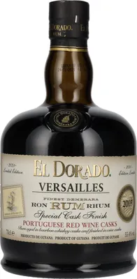 Produktbild von El Dorado Rum VERSAILLES Special Portuguese Red Wine Casks 2005 55,4% Vol. 0,7l