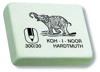 Immagine prodotto di Gomma da cancellare morbida KOH-I-NOOR 300/40 e 300/80 - 26 × 18,5 × 8 mm