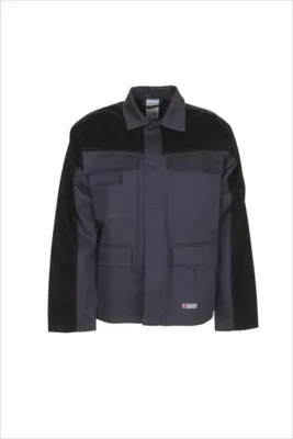 Produktbild von Schweißerschutz-Bundjacke Weld Shield Gr.46 grau/schwarz