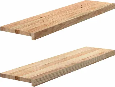 Obrázek produktu pro Okenní parapety 2 ks neošetřené 100x30x2cm masivní dubové dřevo