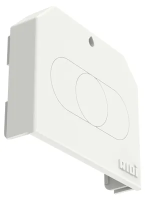 Produktbild von RIDI Leuchten RIDI VL2TE Enddeckel für Tragschiene weiss Kunststoff IP54