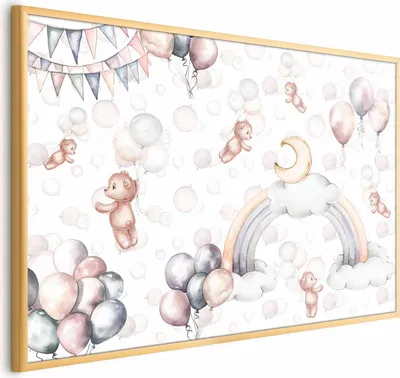 Produktbild von Posterpapier Poster - Bears in the Sky 90x60 cm Für Kinder e-C-10071-ao-a