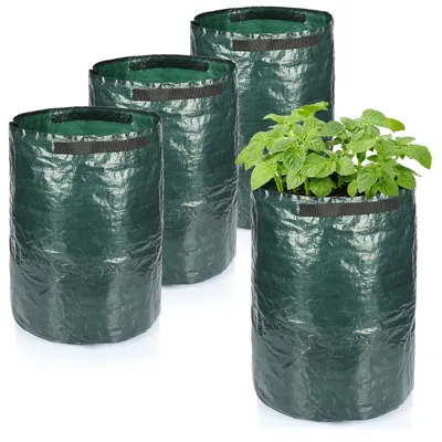 Produktbild von COM-FOUR® 4x Pflanzsack für Kartoffeln - Kartoffelpflanzsack - ca. 35 x 45 cm