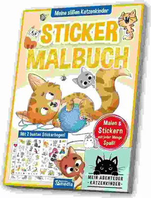 Obrázek produktu pro Sticker Malbuch: Katzenkinder