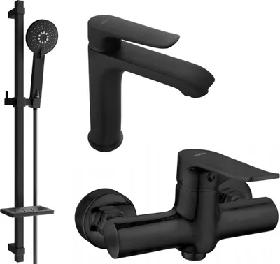 Immagine prodotto di Mexen Pecos DQ40 set doccia, nero - 72704DQ40-70