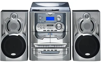 Produktbild von Karcher KA 5300 Kompaktanlage (3-fach CD-Wechsler, Schallplattenspieler, Kassettendeck, Radio, Fernbedienung) silber