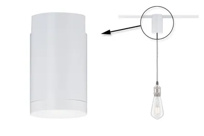 Produktbild von Paulmann URail Universal Pendel Adapter Weiß 230V Metall/Kunststoff