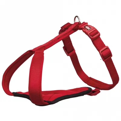 Produktbild von Trixie Premium Y-Geschirr - rot - 42-50 cm/15 mm