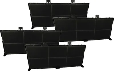 Produktbild von vhbw 4x Aktivkohlefilter kompatibel mit Neff D49PU54X0B/05, D49PU54X0B/04, D49PU54X0B/03, D49PU54X0B/02, D49PU54X1, D49PU54X0B/01 Dunstabzugshaube