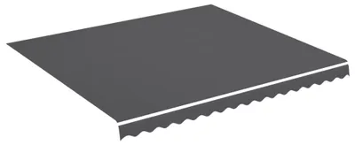 Obrázek produktu pro vidaXL Náhradní látka na markýzu, barva antracit, rozměry 400x350 cm, materiál: polyester