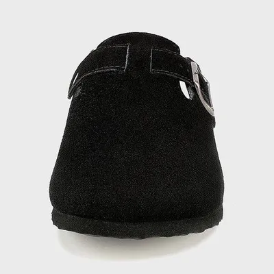 Productafbeelding van damesklompen maat 36-42 - suede - slipvast - comfortabel - ShopVlot