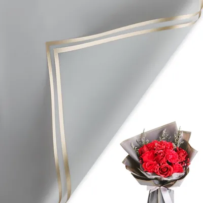 Obrázek produktu pro 20 listů voděodolného balicího papíru pro květiny, rozměr 57 x 57 cm