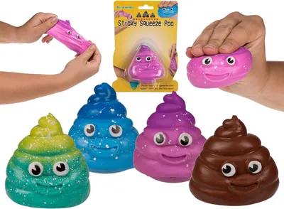 Obrázek produktu pro OOTB Adhesive Squeeze-Poo cca 6 cm