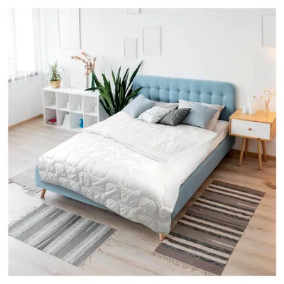 Produktbild von 4 Jahreszeiten Bettdecke 200x200cm | 3-in-1 Bettdecke für Sommer und Winter | Atmungsaktive Winterdecke und Sommerdecke | Steppdecke 200x200 | Ganzjahresdecke