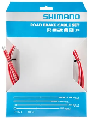 Produktbild von SHIMANO Bremszug-Set Road SIL-TEC Bremszug-Set - Rot